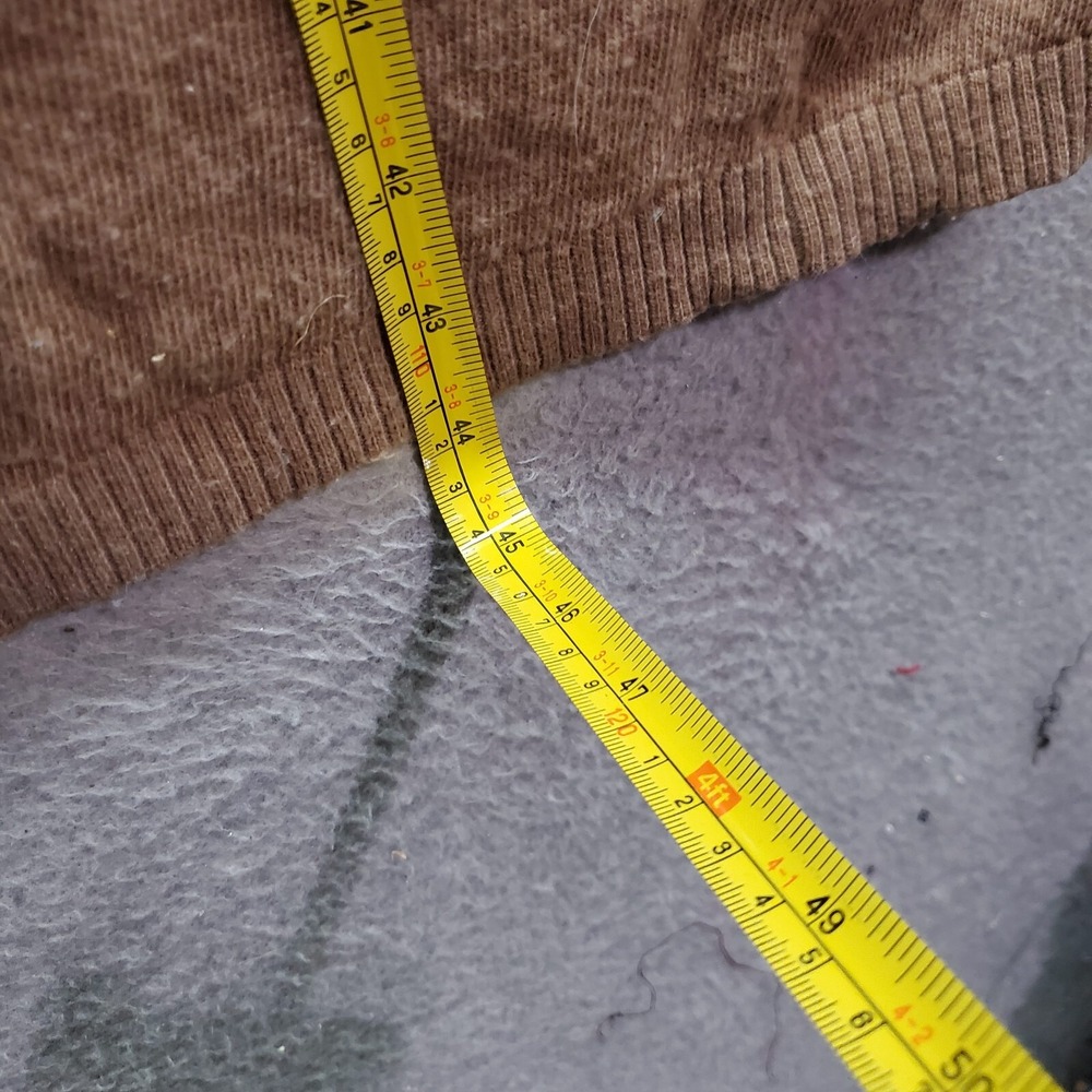 Torrid‎ Women Sweater 0 Brown Rib Open Front Cardigan Duster Pockets - Picture 3 of 6